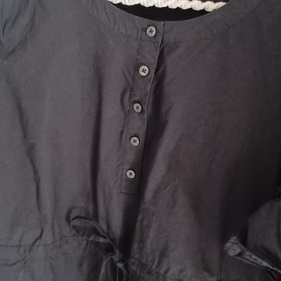 ann taylor xs black minidress/tunic - Picture 3 of 4